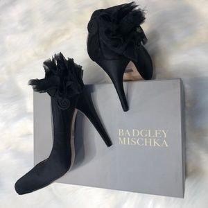 BADGLEY MISCHKA BLACK HIGH HEELS